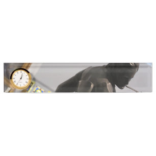Porte-nom Pour Bureau Horloge de Heinrich Heine