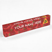 Porte-nom Pour Bureau Hot pepper danger