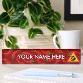 Porte-nom Pour Bureau Hot pepper danger