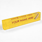 Porte-nom Pour Bureau Hotdog