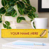 Porte-nom Pour Bureau Hotdog