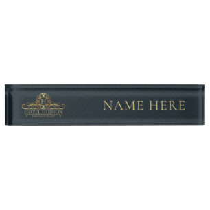 Porte-nom Pour Bureau Hôtel Business Luxury