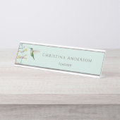 Porte-nom Pour Bureau Hummingbird (Devant)