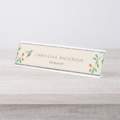 Porte-nom Pour Bureau Hummingbird   (Devant)