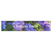 Porte-nom Pour Bureau Hydrangeas Violettes (Devant)