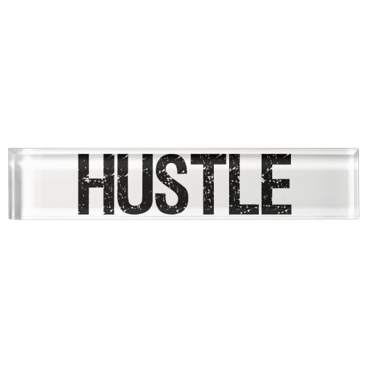 Porte-nom Pour Bureau Immense (Devant)