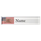 Porte-nom Pour Bureau Indépendant (Devant)