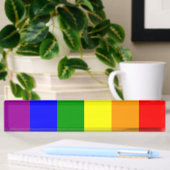 Porte-nom Pour Bureau Indicateur gay pride