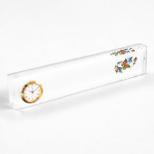 Porte-nom Pour Bureau Infinité de papillons monarques