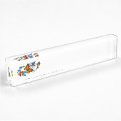 Porte-nom Pour Bureau Infinité de papillons monarques