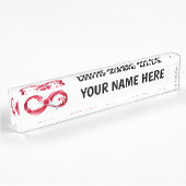 Porte-nom Pour Bureau Infinity