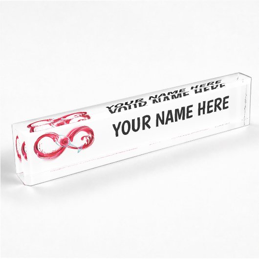 Porte-nom Pour Bureau Infinity