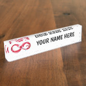 Porte-nom Pour Bureau Infinity (Taille)