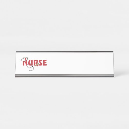 Porte-nom Pour Bureau Infirmière (Devant)