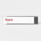Porte-nom Pour Bureau Infirmière (Devant)
