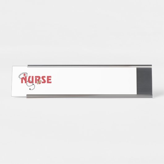 Porte-nom Pour Bureau Infirmière (Devant)