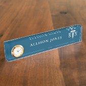 Porte-nom Pour Bureau Infirmière inscrite moderne RN Caduceus Médicale B (Taille)