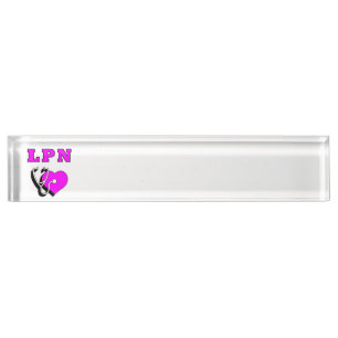 Porte-nom Pour Bureau Infirmières LPN