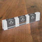Porte-nom Pour Bureau Inspired Desk Nameplate (Taille)
