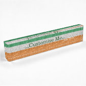 Porte-nom Pour Bureau Ireland Flag