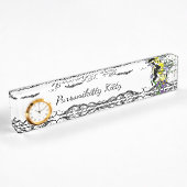 Porte-nom Pour Bureau Iris Shadow Fairy