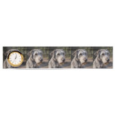 Porte-nom Pour Bureau Irish Wolfhound Je Ne Suis Pas Amusé, (Devant)