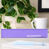 Porte-nom Pour Bureau Jacaranda purple color