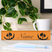 Porte-nom Pour Bureau Jack Olantern Sourire Thunder_Cove