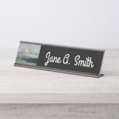 Porte-nom Pour Bureau Jackson Hole River au parc national de Grand Teton (Devant)