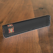 Porte-nom Pour Bureau J'aime Hawaii (Taille)