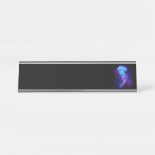 Porte-nom Pour Bureau Jellyfish éclatante couleur