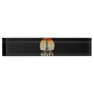Porte-nom Pour Bureau Jeu d'échecs du roi de pion Figure Échecs cadeaux