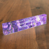 Porte-nom Pour Bureau Joli accrochage photo Wisteria (Taille)