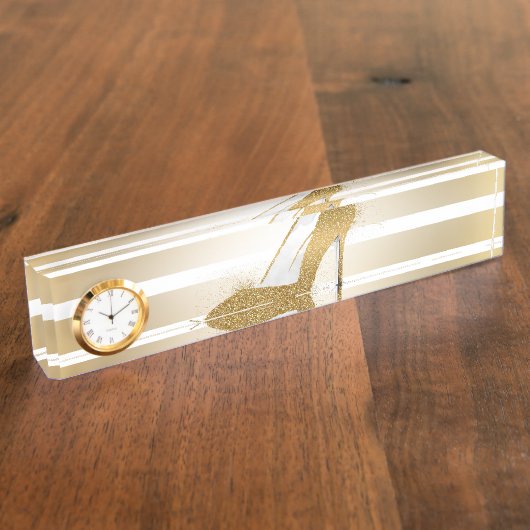 Porte-nom Pour Bureau Jolie talons hauts chaussures "Filles meilleurs am (Taille)