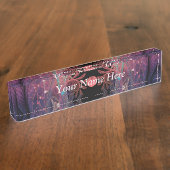 Porte-nom Pour Bureau Jonglage Abstrait Imaginaire moderne Fractal Art T (Taille)