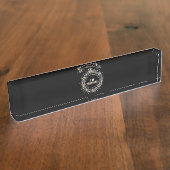 Porte-nom Pour Bureau Joueur d'échecs Nerd joueur d'échecs cadeau échecs (Taille)