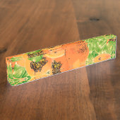 Porte-nom Pour Bureau jungle de perssimon (Taille)