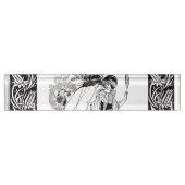 Porte-nom Pour Bureau Jupe Peacock Beardsley Art Nouveau (Devant)