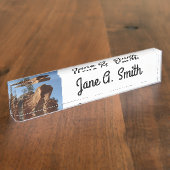 Porte-nom Pour Bureau Jusqu'à Angels Landing dans le parc national de Si (Taille)