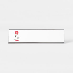 Porte-nom Pour Bureau Kanji, héron japonais