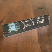 Porte-nom Pour Bureau Kayaking aux îles Virgin (Taille)