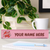 Porte-nom Pour Bureau Kissing Comic Sound Effect