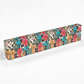 Porte-nom Pour Bureau La Crowd of cats