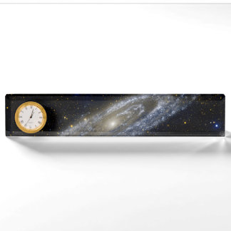 Porte-nom Pour Bureau La galaxie d'Andromeda cosmos cosmos univers