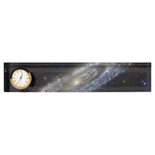 Porte-nom Pour Bureau La galaxie d'Andromeda cosmos cosmos univers (Devant)