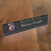 Porte-nom Pour Bureau La licorne (Taille)