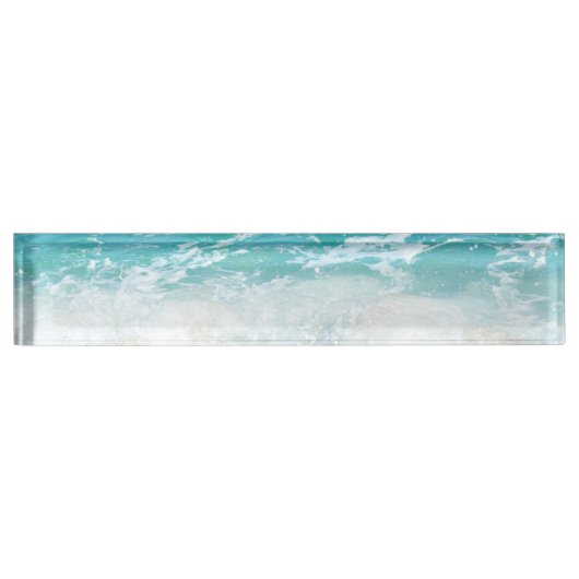 Porte-nom Pour Bureau La mer (Devant)