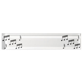 Porte-nom Pour Bureau La musique note la plaque d'identification