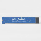 Porte-nom Pour Bureau Laboratoire de professeurs de science Constellatio (Devant)