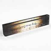 Porte-nom Pour Bureau Lac Sunset